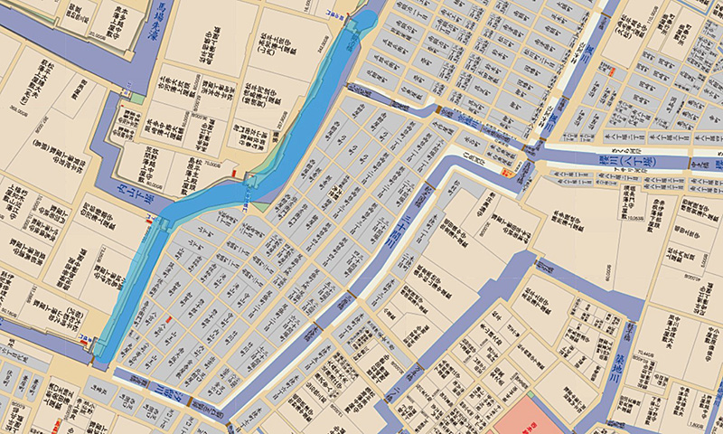 江戸地図の写真