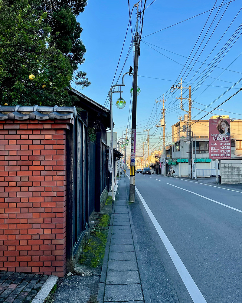 昔の面影が残る江戸町通りの写真