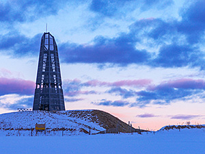上ノ国のランドマーク 北海道夜明けの塔
