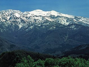 白山遠景の写真