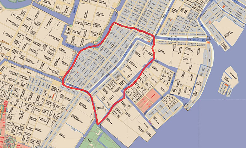 江戸地図の写真