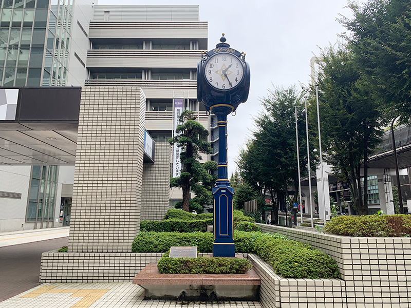 街路時計の写真