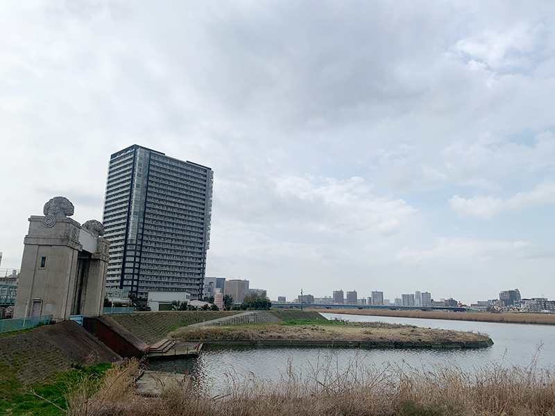 川崎河港水門近辺の写真
