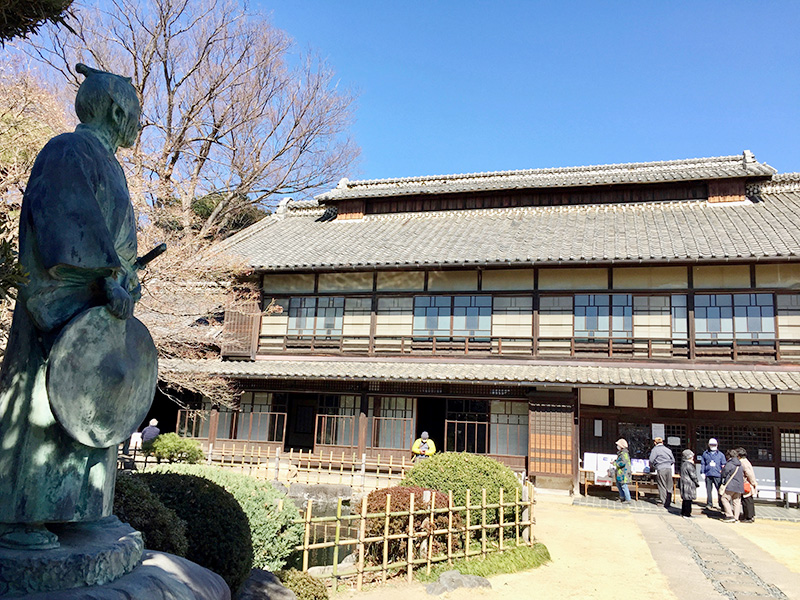 渋沢栄一の生家「中の家」の写真