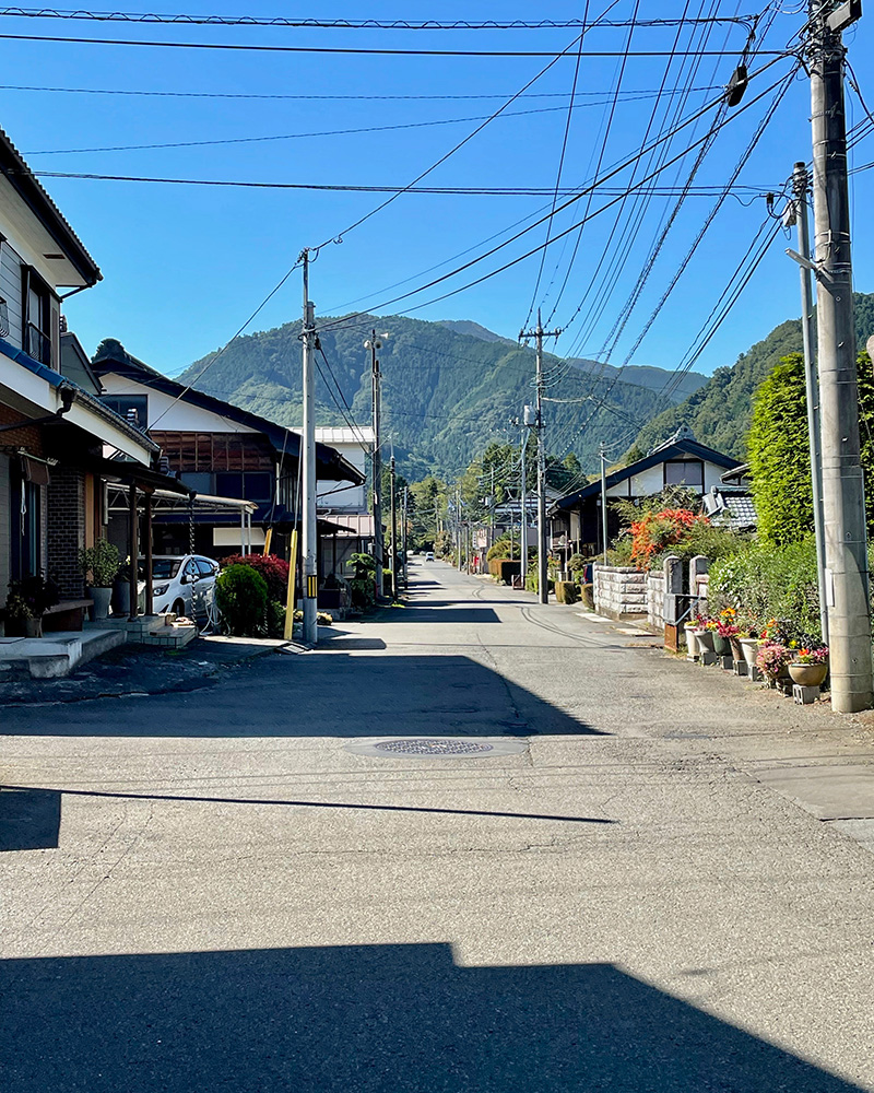 野田尻宿の町並みの写真