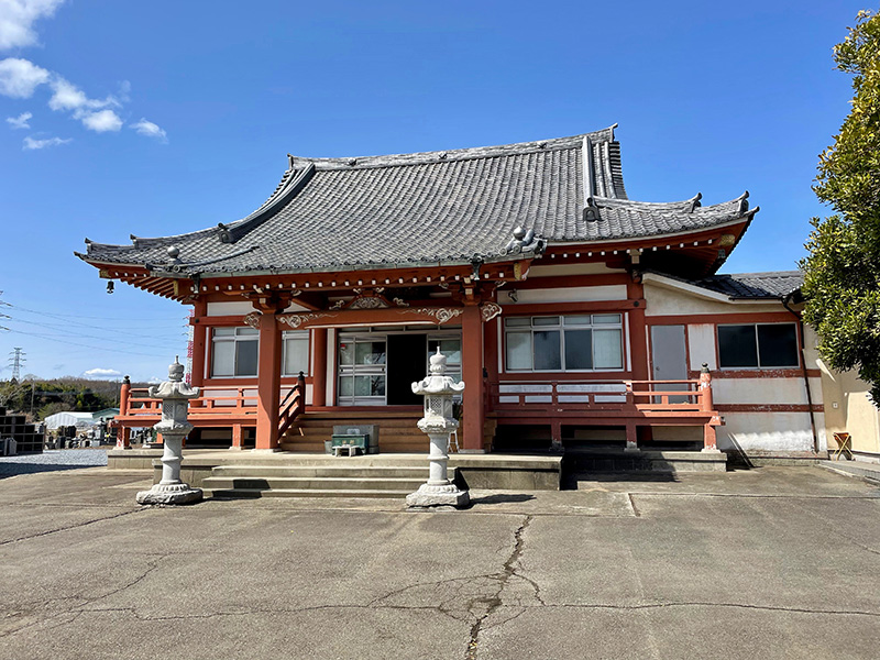 柳澤家とゆかりの深い高蔵寺の写真