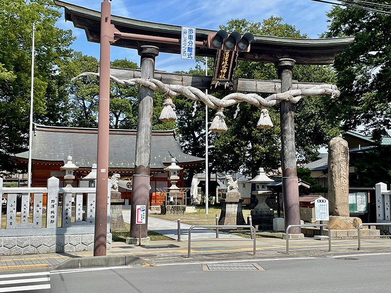 宿場の中心、須須岐水神社の写真