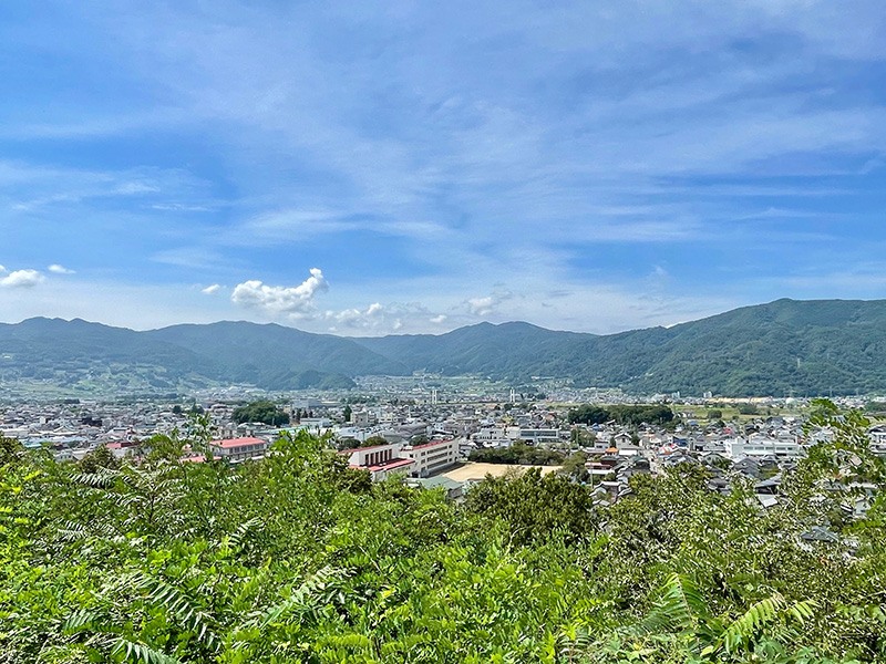 屋代神社からの眺めの写真