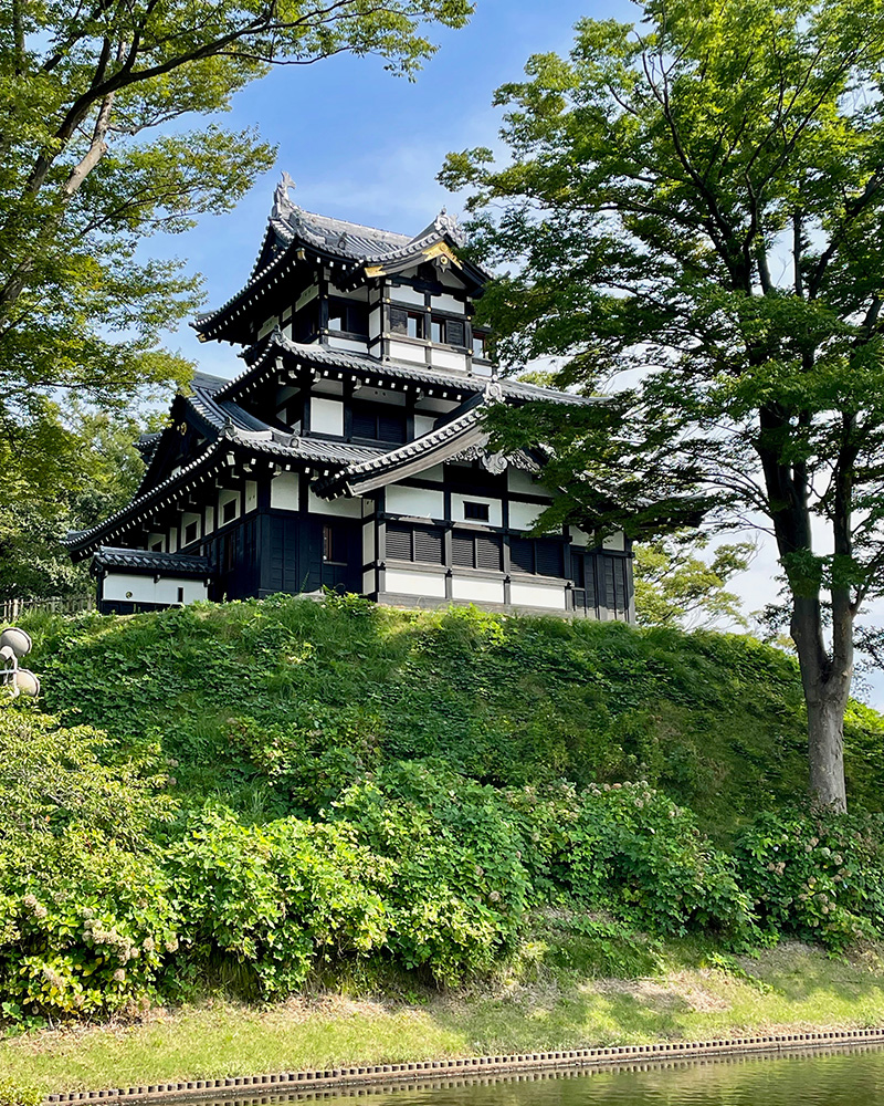 高田城の三重櫓の写真