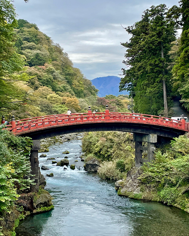 日光山への入口、神橋の写真