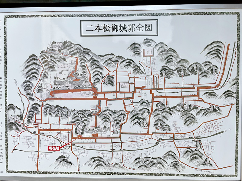 二本松城郭全図の写真